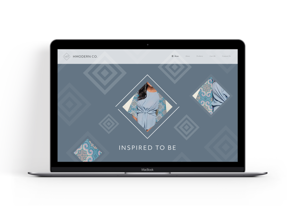 Hmodern Web-Showcase-Project-Presentation 2019 blue t