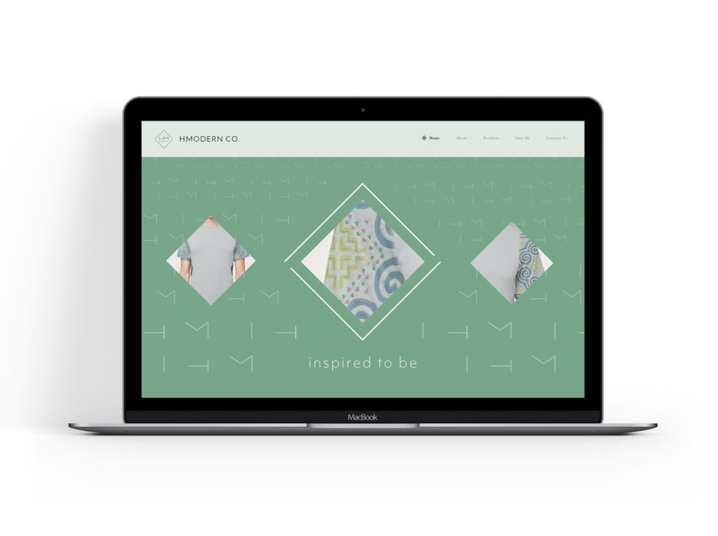 Hmodern Web-Showcase-Project-Presentation 2019 green t